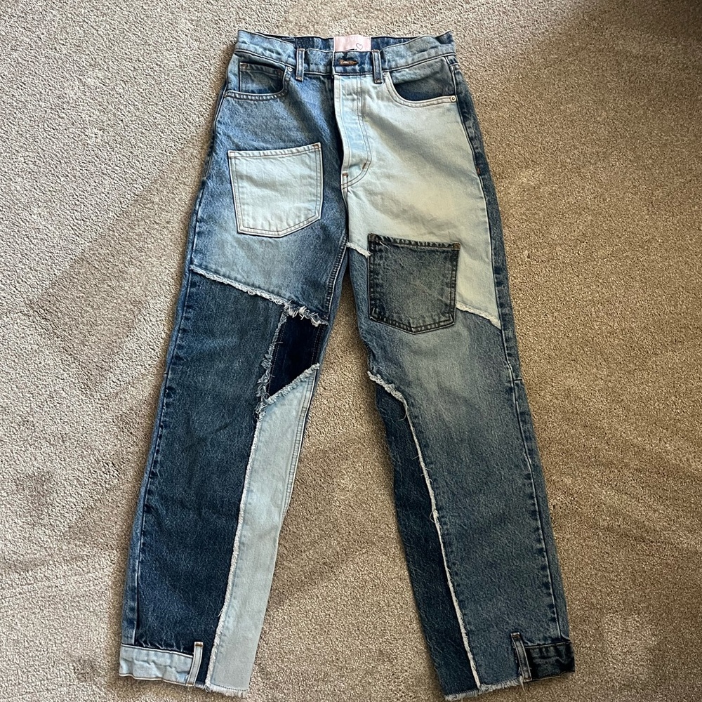 Revice Denim patchwork jeans